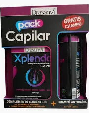 PACK XPLENDOR CAPSULAS + CHAMPÚ- DRASANVI
